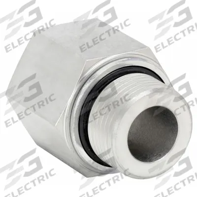 PARKER Metal Pipe Straight: 33 mm x 1 in, Male Threaded x Female NPT Threaded - Threaded High-Pressure Pipe Fittings