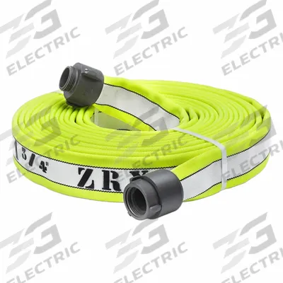 ARMTEX HP Fire Hose: Double Jacket, 2 1/2 in Hose Inside Dia, 25 ft Hose Lg - Attack Fire Hoses