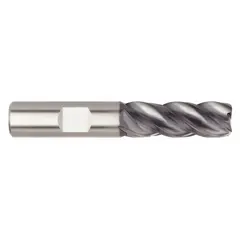 WIDIA HANITA Square End Mill: Carbide, AlTiN Coated, 4 Flute, 1/2" Mill Dia, 5/8" LOC, 2-1/2" OAL (MPN 4V4513005ST)