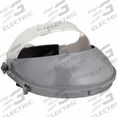 FIBRE-METAL BY PIP Face Shield Crown: Noryl, Gray, Ratchet Suspension Adjustment Type (MPN F300). Key specifications — Material: Noryl; Color: Gray; Suspension Adjustment Type: Ratchet; Brand: FIBRE-METAL BY PIP.