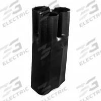 ELECTRIDUCT Heat Shrink Breakout Boots: 10 Pk, 3.14 in I.D. Before Shrinking, 7.7 in Lg, Black (MPN HSB-3-3.0-10PK). Key specifications — Brand: ELECTRIDUCT; Color: Black; _Pack Size: 10.