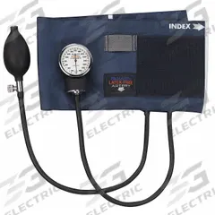 MABIS Blood Pressure Unit: Blood Pressure Unit, Arm, Adult, Nylon, Adult Cuff Named Size, Latex Free (MPN 09-141-016). Key specifications — Test Location: Arm; Cuff Named Size: Adult; Patient Type: Adult; Color: Blue; Brand: MABIS; Product Type: Blood Pressure Unit; Cuff Material: Nylon; Includes: Inflation Bulb.