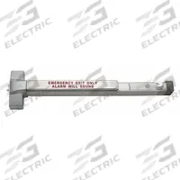 PDQ Exit Device: 48 in Max Door Wd, Chrome (MPN 6310RF-626-AL). Key specifications — Product Type: Exit Device; Ligature Resistance: Not Ligature-Resistant; Brand: PDQ; Exit Device Type: Rim; Outside Trim Type: Not Included; Exit Bar Style: Touchbar; ADA Compliant: Yes.