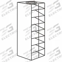 Upright Freezer Drawer Rack: 15 5/8 in Overall Lg, 8 5/8 in Overall Wd, Stainless Steel (MPN 0440321). Key specifications — Includes: Slide Out Drawers; Material: Stainless Steel; Product Type: Upright Freezer Drawer Rack; Brand: COLE-PARMER.