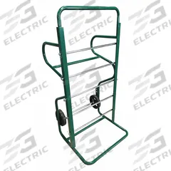 APPROVED VENDOR Wire-Spool Dispensing Cart: 750 lb Load Capacity, Green, 5 Spindles (MPN 5C648). Key specifications — Color: Green; Brand: APPROVED VENDOR; Caster/Wheel Configuration: (2) Axle-Mounted.
