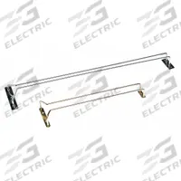 CRESTWARE Hanging Glass Rack: 24 in Overall Lg, Chrome, Silver (MPN GCHR24). Key specifications — Manufacturer Part Number: GCHR24; Color: Silver; Material: Chrome; Brand: CRESTWARE; Product Type: Hanging Glass Rack.