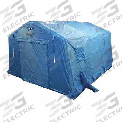 FSI Canopy Tent: 17 ft Overall Lg, 13 ft Overall Wd, 9 ft Overall Ht, HD PVC/Nylon - Inflatable General Purpose Temporary Shelters