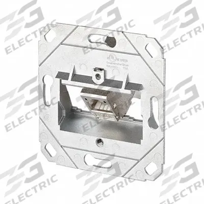 METZ CONNECT Wall Outlet: UP0, GD-Zn (Zinc Die-Cast), IDC Connection x RJ45 - Voice & Data Housings, Panels & Connector Components