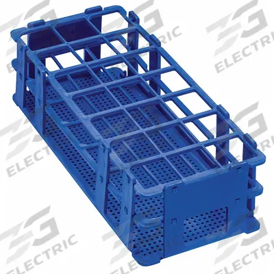 SP SCIENCEWARE Tube Rack: 4 1/8 in Overall Wd, 2 1/2 in Overall Ht, 9 3/4 in Overall Lg - Lab Storage Racks