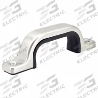 SUGATSUNE Pull Handle: Unthreaded Holes, Stainless Steel, Silver, 3.5 mm x 20 mm Screw Size (MPN US-120/S). Key specifications — Brand: SUGATSUNE; Projection Type: Non-Recessed; Material: Stainless Steel; Finish: Satin; Color: Silver; Folding Type: Fixed; Mounting Type: Unthreaded Holes; Screw Size: 3.5 mm x 20 mm.