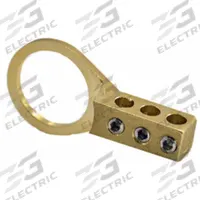 Intersystem Bonding Bridge: Brass (MPN IGB-075). Key specifications — Material: Brass; For Use With: Rigid Metallic Conduit; Brand: BRIDGEPORT FITTINGS.