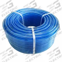 APPROVED VENDOR Tubing: Polyurethane, ID 1/4 in, OD 3/8 in, 250 ft Lg, Clear Blue (MPN 806FJ5). Key specifications — Hardness: Shore A 98; Maximum Operating Pressure: 150 psi @ 73 °F; Jacket Material: No Jacket; System of Measurement: Inch; Color: Clear Blue.