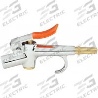 BRECO Air Gun: Thumb-Lever Grip, Nickle-Plated Zinc, 1/4 in Female NPT, 1 Nozzle(s), Straight (MPN 301403.3). Key specifications — attr1328526: Nickle-Plated Zinc; attr1328500: Hanging Hook; attr1328508: BRECO; attr1328515: No; attr1328533: No.