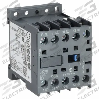 SCHNEIDER Control Relay: DIN-Rail & Surface Relay Mounting, 120V AC Coil Volt, 2NO/2NC - DIN Rail-Mounted Relays