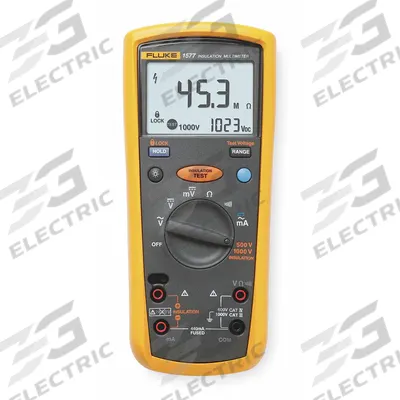 FLUKE Insulation Tester: 0.1 megaohm to 600 megaohm, CAT III 1000V/CAT IV 600V - Standard Feature Megohmmeters