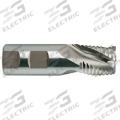 YG-1 Roughing End Mill: Cobalt, 3 Flute, Coarse Pitch, 1/4" Mill Dia, 1/4" LOC, 2-1/16" OAL (MPN 63297)