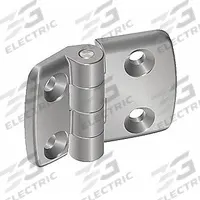 Hinge: 48 mm x 52 mm, 25 Series, For 6 mm Slot Wd, Silver, Aluminum, 6.6 mm Mounting Hole, Butt (MPN 095A2525F). Key specifications — Brand: FATH INC.; Product Type: Standard Hinge; Material: Aluminum; Hinge Type: Butt.