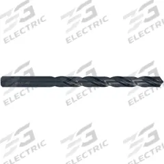 CHICAGO-LATROBE Jobber Length Drill Bit: 3/16", 118° Point, Black Oxide HSS, Tang Shank (MPN 47477). Key specifications — attr1225567: 0.1875.