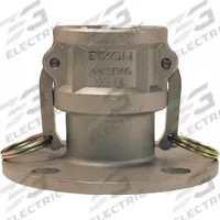 Cam and Groove Coupling: 1 in Coupling Size, 250 psi Max. Working Pressure @ 70 F, Flange, Nitrile (MPN 100-DL-SS). Key specifications — Gasket Material: Nitrile; Fitting Type: Flange; Includes Locking Arm: No; Body Material: 316 Stainless Steel; Brand: DIXON VALVE & COUPLING.