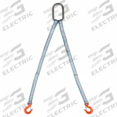 LIFT-ALL Bridle Web Sling: Type 3, Polyester, 1 Plies, 3 ft Sling Lg, 8 1/2 in Eye Lg, 1 in Sling Wd (MPN DOSEE1801TFX3). Key specifications — Color: Silver; Brand: LIFT-ALL; Sling Type: Type X.