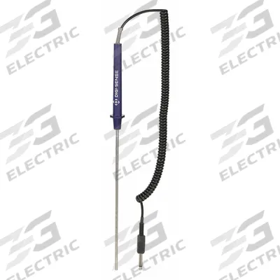 OAKTON Immersion Temperature Probe: -40°F to 212°F /-40°C to 100°C, 2,252 ohm Resist - Thermistors for Liquid & Gas Applications