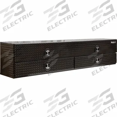 BUYERS PRODUCTS Side-Mount Truck Box: Side-Mount Truck Box, Single Flip-Up Door Lid, Aluminum - Single Flip-Up Door Topside Boxes with Drawers