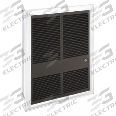 MARKEL Recessed Electric Wall-Mount Heater: 3000 W/4000 W, 208/240V AC, Single Phase - Large Recessed Electric Wall Heaters
