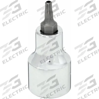 WESTWARD Socket Bit: 1/2 in Drive Size, T25 Tip Size, 2 1/4 in Overall Lg, Fixed Insert - Security Torx Bit Sockets