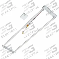 LITETRONICS LED Magnetic Retrofit Kit: 4 ft Lg, 1 ft Wd, 3,140 lm_3,925 lm_4,700 lm, 3500K, 30 W (MPN RFM2T435A). Key specifications — Voltage: 120/277V AC; Brand: LITETRONICS; Dimmable: Yes; LED Replacement For: (3) Lamp T8; Color Temperature: 3500K.