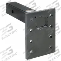 BUYERS PRODUCTS Pintle Hook Mount: 13,000 lb Gross Vehicle Wt Capacity, 2 in x 10 1/4 in (MPN PM107). Key specifications — Size: 2 in x 10 in; Includes: Mounting Kit and Information; Material: Steel; Shank Diameter: 2 in x 10-1/4 in; Brand: BUYERS PRODUCTS.