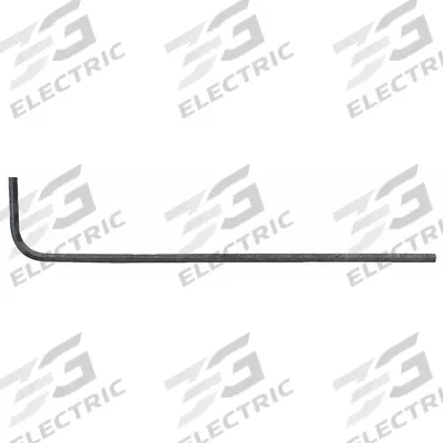 PROTO Hex Key: 0 Ball Ends, 5/64 in Tip Size, SAE, Long, Alloy Steel, Black Oxide - L-Shaped Hex Keys