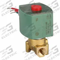 REDHAT Solenoid Valve: 2-Way, Normally Closed, 1/4 in Pipe Size, 110V AC/120V AC, High Flow (MPN 8262H232). Key specifications — Pipe Size: 1/4 in; Voltage: 120V AC; Brand: REDHAT; Coil Enclosure: Watertight.