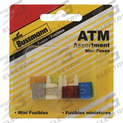 BUSSMANN Fuse Kit: Includes Series ATM, Automotive Fuses - Automotive & Fleet Fuse Kits