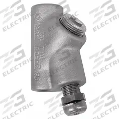 Sealing Fitting - Vertical: Iron, 3/4 in Trade Size, Female, 4 5/16 in Overall Lg (MPN EYDEF75). Key specifications — Brand: APPLETON ELECTRIC; Connection Type: Threaded; Thread Gender: Female; Ends - Hazardous Fittings: 3/4 in FNPT x 3/4 in MNPT; Material: Iron; Hazardous Location Rating: Class I, Division 1 and 2, Groups B, C, D; Thread Type: NPT; Standards: CSA C22.2 No 30.