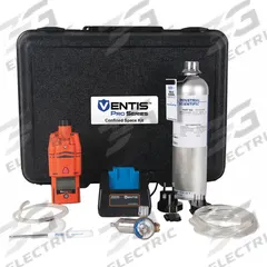 INDUSTRIAL SCIENTIFIC Multi-Gas Detector: IP68, INDUSTRIAL SCIENTIFIC Ventis Pro5, Lithium Ion, LCD (MPN V5K-KJ532110111). Key specifications — Gas Detected: Hydrogen Sulfide; Housing Color: Black; Battery Chemistry: Lithium Ion; Communication Protocol: Peer to Peer.