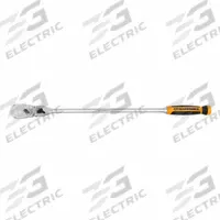 GEARWRENCH Hand Ratchet: Pear, Reversible, 24 in Overall Lg, Full Polish Chrome, 4° Min Arc Swing (MPN 81372T). Key specifications — attr1205598: Reversible; attr1205605: Quick-Release Not Included; attr1205626: Full Polish Chrome; attr1228094: Standard Length; attr1205607: Pear; attr1205624: GEARWRENCH.