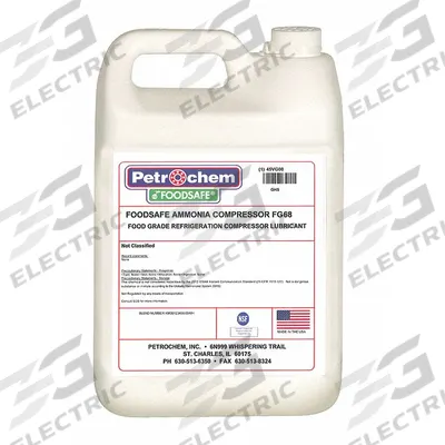 PETROCHEM Compressor Oil: 1 gal, Jug, 20 SAE Grade, 68 ISO Viscosity Grade - Air Compressor Oils