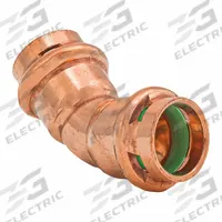 QUICKFITTING SUREPRESS Press Copper 45-Degree Elbow: 1/2 in CTS x 1/2 in CTS size, Copper (MPN SPWE11-45R). Key specifications — Brand: QUICKFITTING SUREPRESS; Broad - Material for Bullet: Copper Or Bronze; Brand - Broad: QUICKFITTING SUREPRESS.