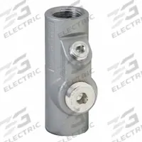 Sealing Fitting - Vertical and Horizontal: Aluminum, 3/4 in Trade Size, Female to Female (MPN ENY-2). Key specifications — Brand: HUBBELL KILLARK; Finish: Powder Coated; Connection Type: Threaded; Thread Size: 3/4 in; Thread Gender: Female to Female; Ends - Hazardous Fittings: 3/4 in FNPT x 3/4 in FNPT; Material: Aluminum; Hazardous Location Rating: Class I, Division 1 and 2, Groups A, B, C, D.