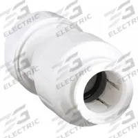JOHN GUEST Push-Fit Coupling Fitting: 3/4 in OD x 3/4 in OD Size, Push-to-Connect x Push-to-Connect (MPN PEI0428). Key specifications — Brand: JOHN GUEST.
