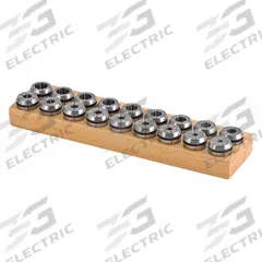 TECHNIKS Collet Set: Sealed, ER40, 6 mm to 25 mm Collet Size Range, 14 Pc (MPN 04547MS). Key specifications — attr1033128: TECHNIKS; attr1038750: Sealed; attr1038755: Metric.