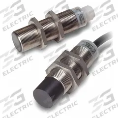 EATON Inductive Cylindrical Proximity Sensor: Built-in Connector, Shielded, 3 Wires, 4 - Pin M12 (MPN E59-A18A107D01-CV). Key specifications — Brand: EATON; AC Supply Voltage Rating: Not Rated; DC Supply Voltage Rating: 15-30V DC.