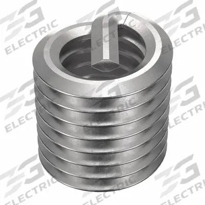 HELI-COIL Helical Insert: Tanged Tang Style, Free-Running, M6-1.00 Thread Size, Plain - Free-Running Tanged Helical Inserts