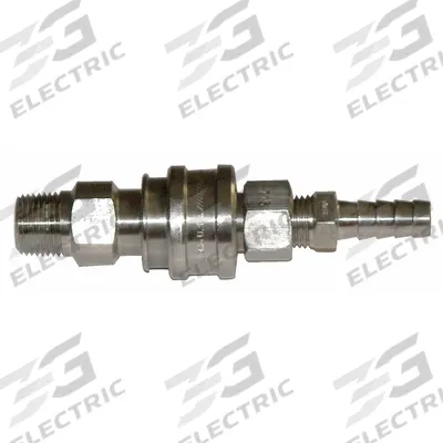 JUSTRITE Replacement Disconnect: Steel (MPN 12010) - Replacement Disconnects for HPLC Waste Cans