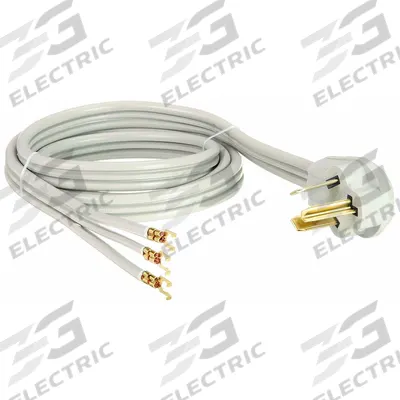 SOUTHWIRE Dryer Power Cord: 6 ft Lg, 3/10, 10-30P Plug, SRDT, PVC, 30 A Current, 250V AC - Ranges & Dryers Power Cords