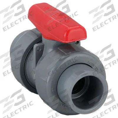 SPEARS Manual Two-Way Ball Valve: 1 in, CPVC, Straight, 235 psi Max. Pressure (CWP) - CPVC Ball Valves