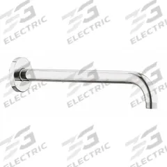 GROHE Wall Mount Shower Arm: Compatible Product Type Wall-Mounted Rain Showerheads, Chrome (MPN 28577000). Key specifications — Finish: Chrome; Material: Chrome; Brand: GROHE; Product Type: Rainshower Arm; Connection Type: NPT.