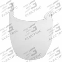 MILWAUKEE Face Shield Visor: 9 1/2 in Overall Wd, 9 3/4 in Overall Ht, Clear, Reusable, 10 PK (MPN 48-73-1445). Key specifications — Material: Polycarbonate; Brand: MILWAUKEE.