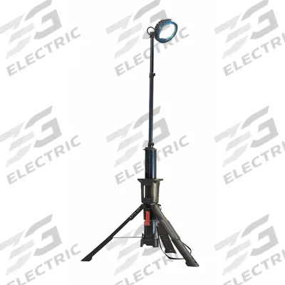PELICAN Remote Area Lighting System: LED, 12,000 lm Max Brightness, 1 No. of Brightness Levels - Tripod-Stand Remote Area Lights