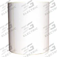 APPROVED VENDOR Barcode Printer Label: 4 in Label Wd, 3 in Label Ht, White, 1 in Core Dia., Matte (MPN 60DY38). Key specifications — Label Finish: Matte; Brand: APPROVED VENDOR; Label Color: White; Adhesive Material: Permanent; Label Material: Paper; Perforation: Perforated.